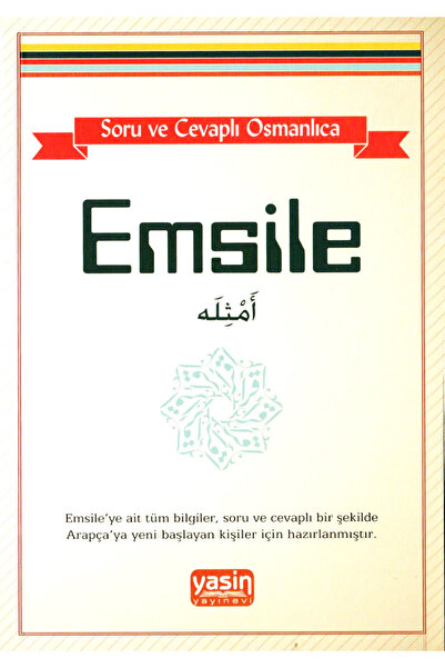 Yasin Yayınevi Küçük Emsile Soru ve Cevaplı Osmanlıca Emsile