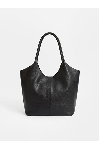 LC Waikiki Rmz Gi̇yi̇m Farkiyla Leather Look Women's Shoulder Bag