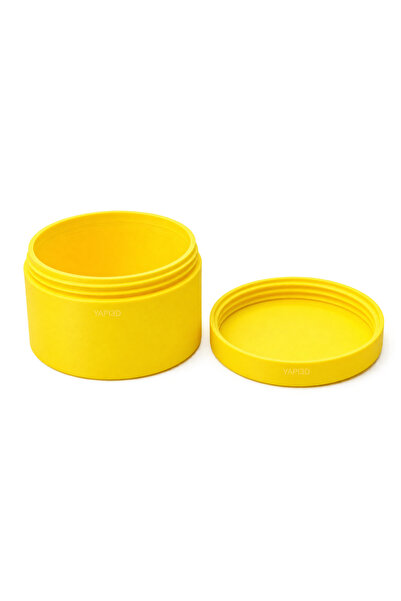 Yapı3D Round Storage Box with Screw Lid |   Multi-Purpose Organizer Box |   M...