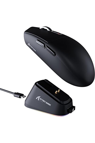 GENERAL Atak G3 Pro Gaming Mouse with Magnetic Charging Base, Pixart Paw3311 ...