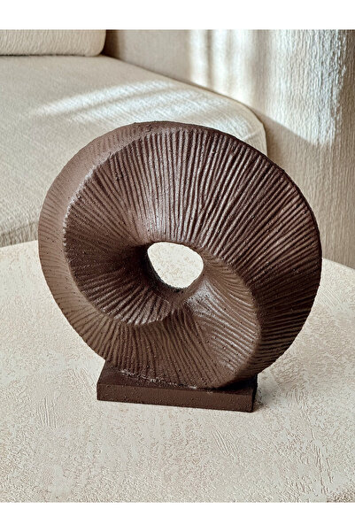 AYSA HOME DECOR Ring Dokulu Dekoratif Seramik Obje (29 x 27 cm)