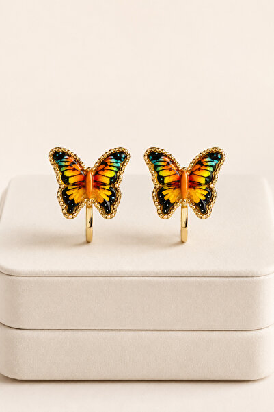 MakeWell Butterfly Design No-Hole Earrings