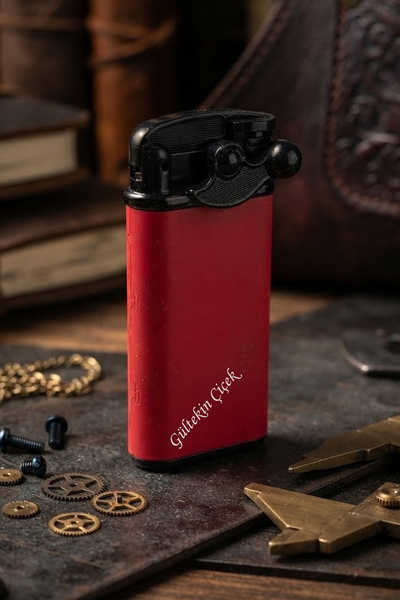 tusah Metal Kılıflı İsme Özel Jet Çakmak Kutusuzdur