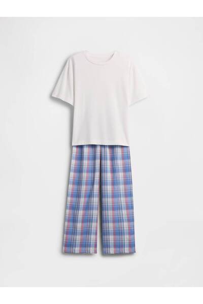 GAP Erkek Çocuk Mavi Recycled Pijama Takımı