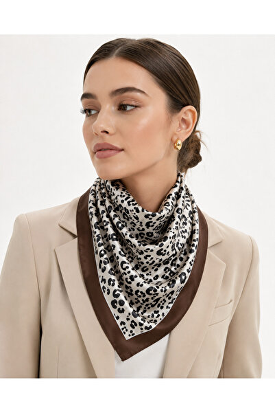 İTHAL 70X70 LEOPAR DESENLİ FULAR