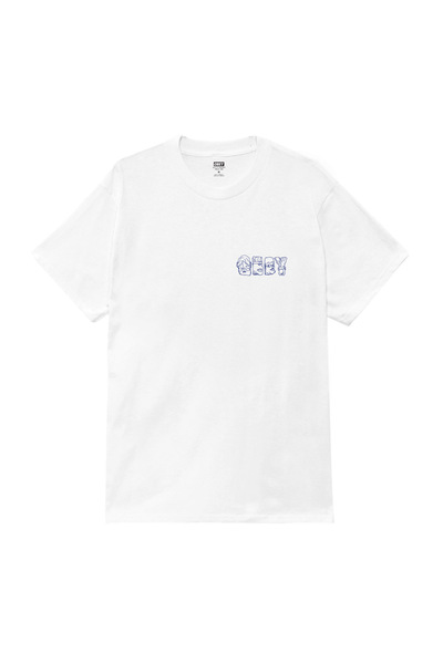 Obey Ανδρικό T-shirt με αφηρημένα σχέδια XL