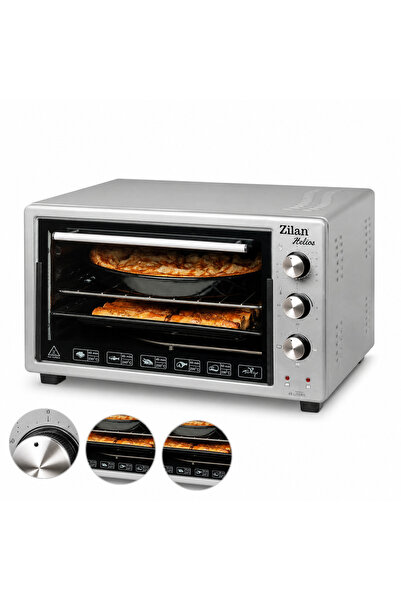 Zilan Cuptor Electric 48L, Doua Rezistente Cr-Ni Impreuna sau Separat, Raft R...