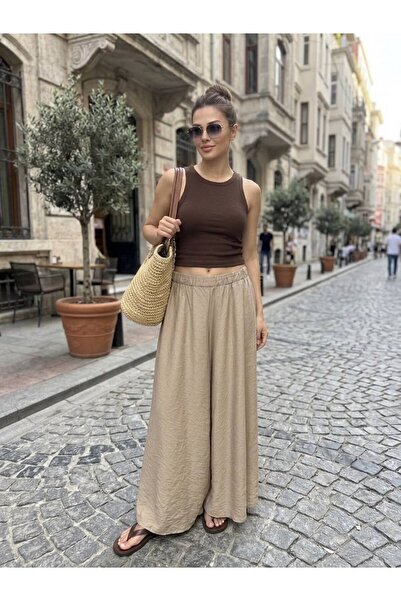 sumoda Women's wide leg pants skirt