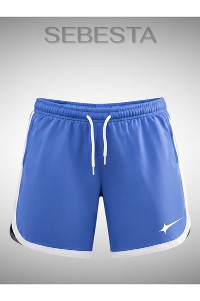 Sebesta Fashion Star Printed Premium Jersey Ribbed Sports Shorts