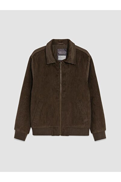 LC Waikiki Shirt Collar Velvet Boys' Jacket (W6)