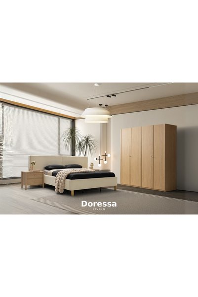 Doressa Living Folt Brown 4 Kapılı Yatak Odası Takımı