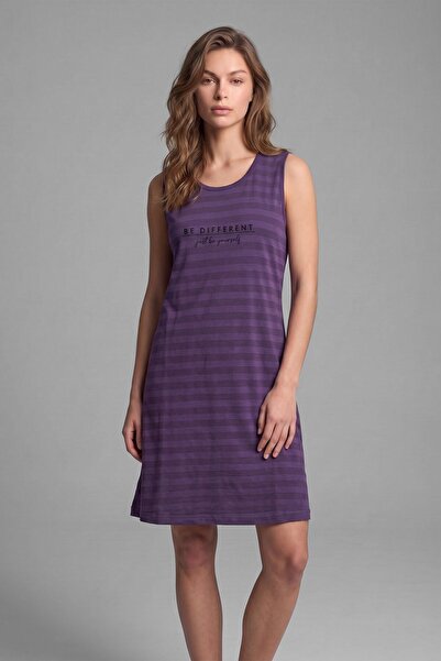 Aytuğ&Mısırlı Women's Cotton Blend Home-Beach Dress Light Purple