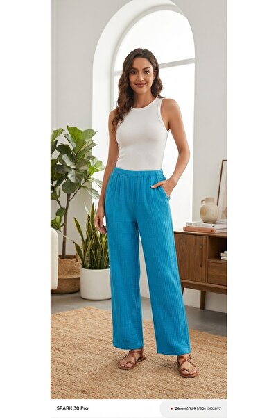 Genel Markalar Müslin Kumaş Pantalon