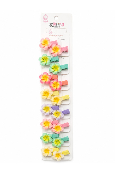 EDOS Lotus Çiçek Model 2 Paket Çiftli Pens Toka
