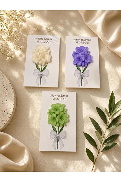 Liondes candles Kişiye Özel Plumeria Çiçek Mum 20 Adet