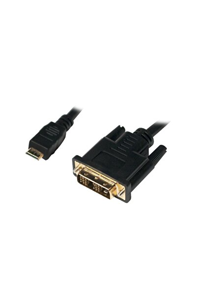 LogiLink CABLU video LOGILINK, adaptor Mini-HDMI (Type C)(T) la DVI-D SL (T),...