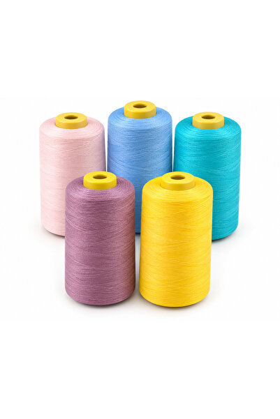 Generic Brand 5' Li 120No Polyester Sewing Thread 5000 Mt