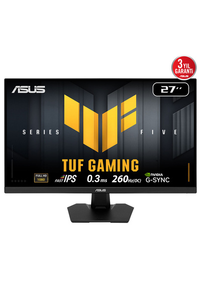 ASUS TUF GAMING VG279QM5F 27″ 260Hz 0.03ms FreeSync G-SYNC Uyumlu Full HD Fas...