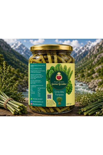 Hamile Marketim çiriş otu turşusu (gülük,kirkiş,dağ pırasası)660cc
