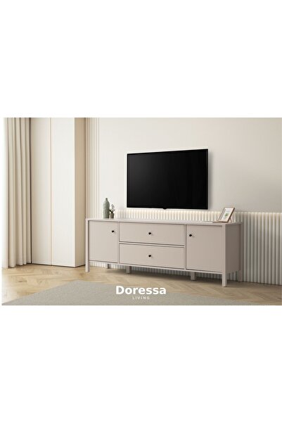 Doressa Living Folt Beige Tv Sehpası
