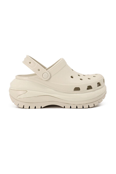 Crocs Classic Mega Crush Clog Kadın Terlik Bej 207988-2Y2 - Solect