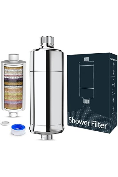 GENERAL Velsu 32-Stage Shower Filter Cartridge, Replaceable Shower Water Filt...