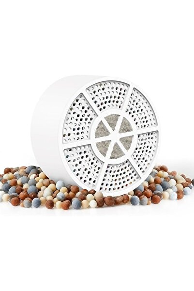 GENERAL Velsu 32-Stage Shower Filter Cartridge, Replaceable Shower Water Filt...