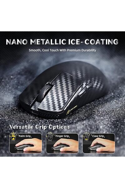 GENERAL Atack Shark R11 Ultra 8K Carbon Fiber Wireless Gaming Mouse Paw3950Max Sensor 42K Dpi, X