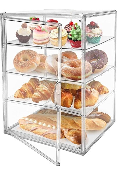 GENERAL Baborech Pastry Display Case, Large Bakery and Cookie Display Stand f...