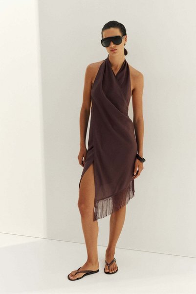 H&M Fringed beach dress
