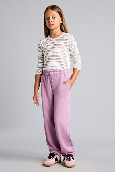 DeFacto Beli Lace-Up Barrel Fit Sweatpants Girls I2265A826Au