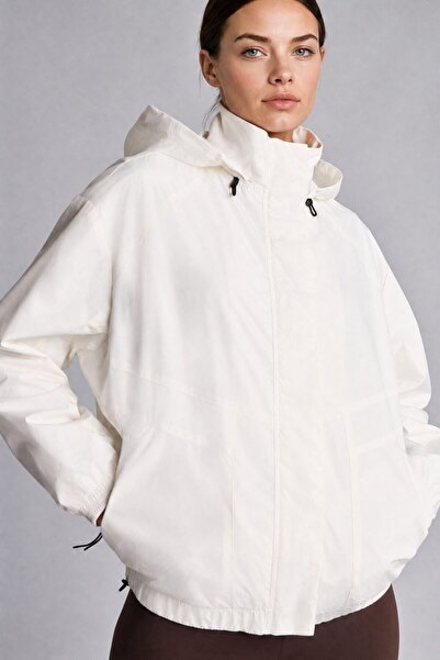 DeFacto Windproof Regular Fit Raglan Sleeve Hooded Raincoat C4949Ax26Au