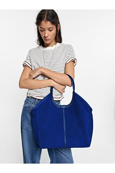 PARFOIS Kadın Deri 15" Laptop Shopper Çanta