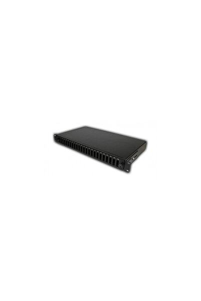 Emtex FO PATCH PANEL with sliding rail 24 LC quad / SC duplex ports, 1U, 24 s...