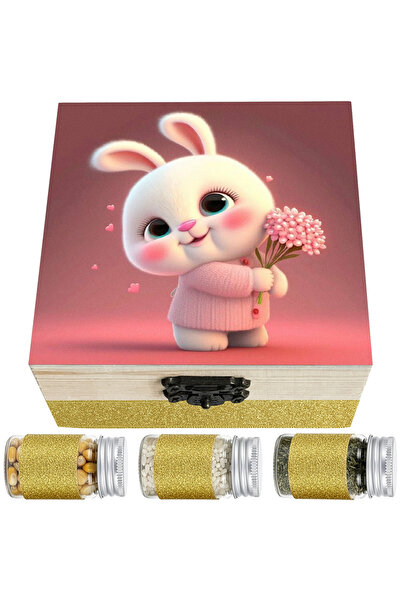 LoreBebe Set Cadou Prima Baita cu Nasii LoreBebe, Cutie lemn cu 10 ingredient...
