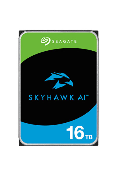 Seagate Surveillance Video Optimized AI Skyhawk 16TB HDD SATA 6Gb/s 512MB cac...