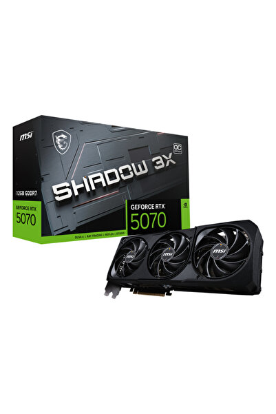 MSI Placă video Nvidia GeForce RTX 5070 12G SHADOW 3X OC (12GB GDDR7/192bit, ...