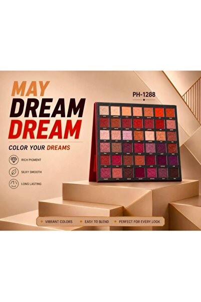 MAYDRREAM لوحة ظلال العيون ماي دريم (May Dream) - 42 لون متكامل لإطلالات ساحر...
