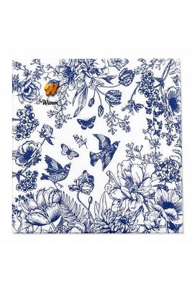 homvira 🌸   Patterned Napkin Set of 20 |   Decorative Paper Napkin |   Flora...