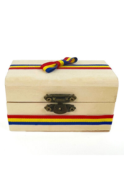 LoreBebe Prima Suvita Wooden Box, "Authentic Romanian" model, Multicolor colo...