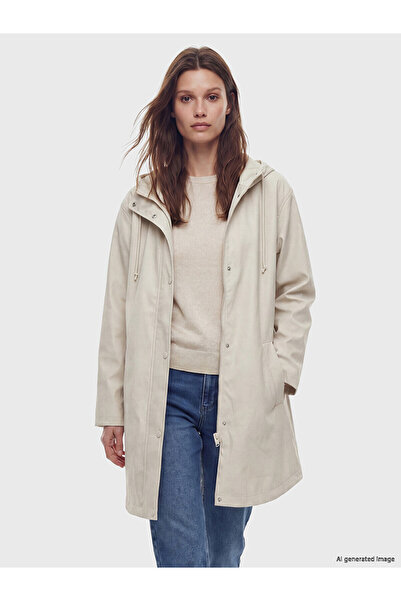 LC Waikiki Özmarka New Season Hooded Women's Raincoat