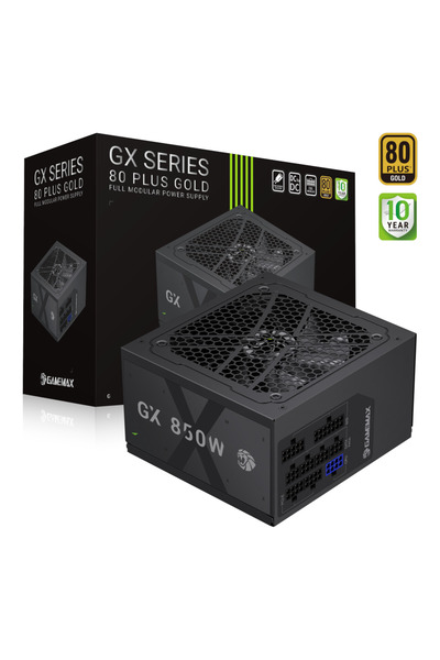 GAMEMAX Τροφοδοτικό GX 850GF, 850 W, 80 PLUS Gold, Πλήρως Αρθρωτό
