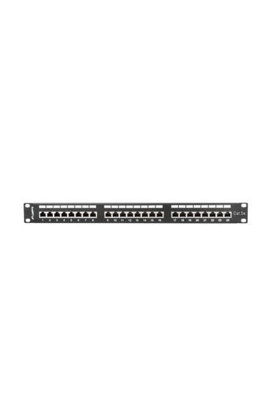 Lanberg Patch panel 24 porturi 1U Cat.5e FTP ng "PPS5-1024-B" (timbru verde 0...