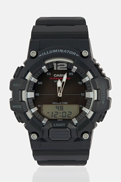 Casio Men HDC-700-1AVDF Analog And Digital Watch 49 mm, Black