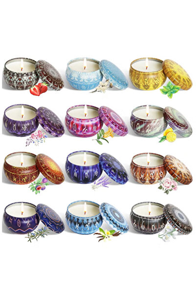 GGEROU Christmas Scented Candle Gift, Aromatherapy Candles, Natural Soy Wax S...