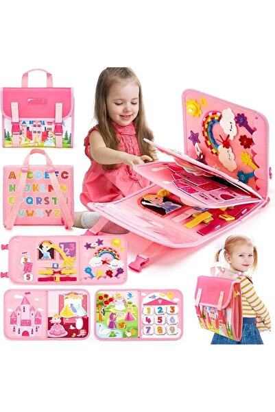 GENERAL Montessori Interactive Book & Sensory Activity Board Including Fishin...