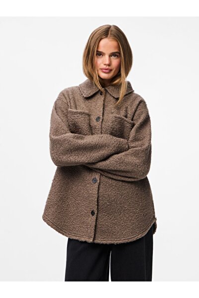 PIECES Shacket PCOLINE TEDDY