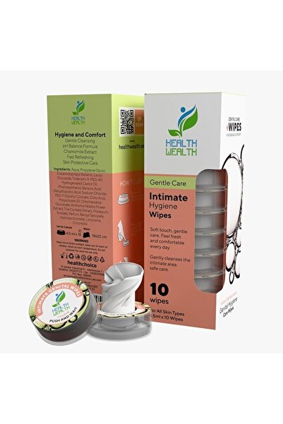 HEALTH WEALTH Health Wealth Personal Care Wet Wipes for Sensitive Area Cleani...