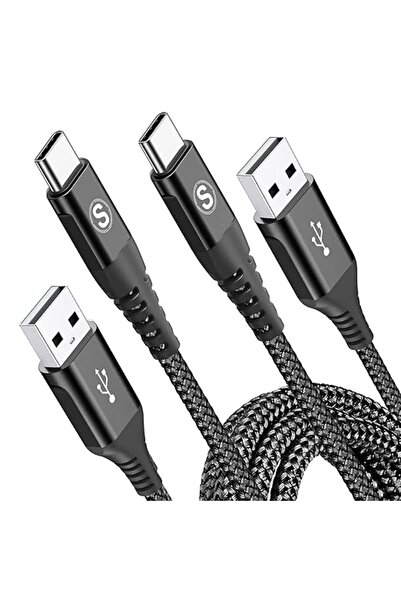 GENERAL كابل USB C من سويرجارد [عبوة من قطعتين، 1 متر]، كابل شحن سريع 60 واط ...
