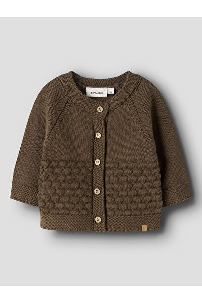 Lil' Atelier Baby Strickjacke Noppenstrick